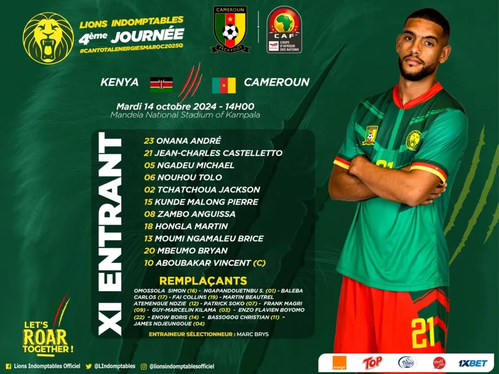 Onze-Cameroun-Kenya-14-octobre-2024