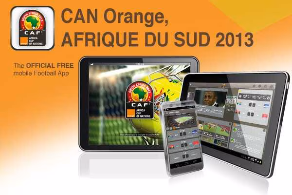 CAN 2013 : l&rsquo;application officielle de la CAN Orange, Afrique du Sud 2013 disponible sur Android, iPhone et iPad