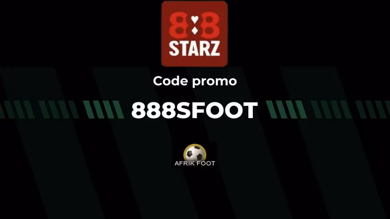 Code promo 888starz 2026 : 888SFOOT | 400 &euro; de bonus en Afrique