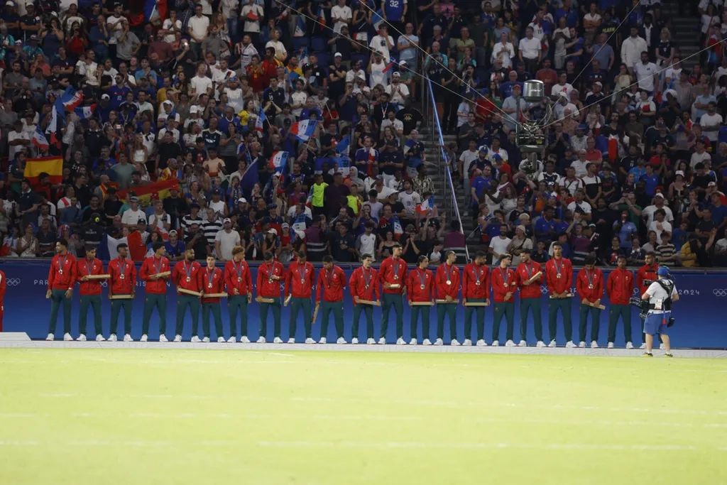 Maroc Olympique, remise m&eacute;daille bronze, JO