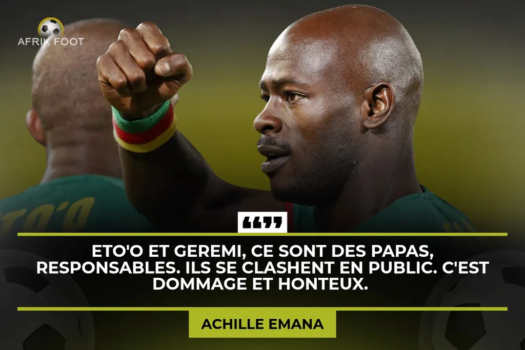 Achille Emana, Cameroun