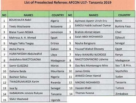 CAN U17 : des arbitres femmes pr&eacute;s&eacute;lectionn&eacute;es !