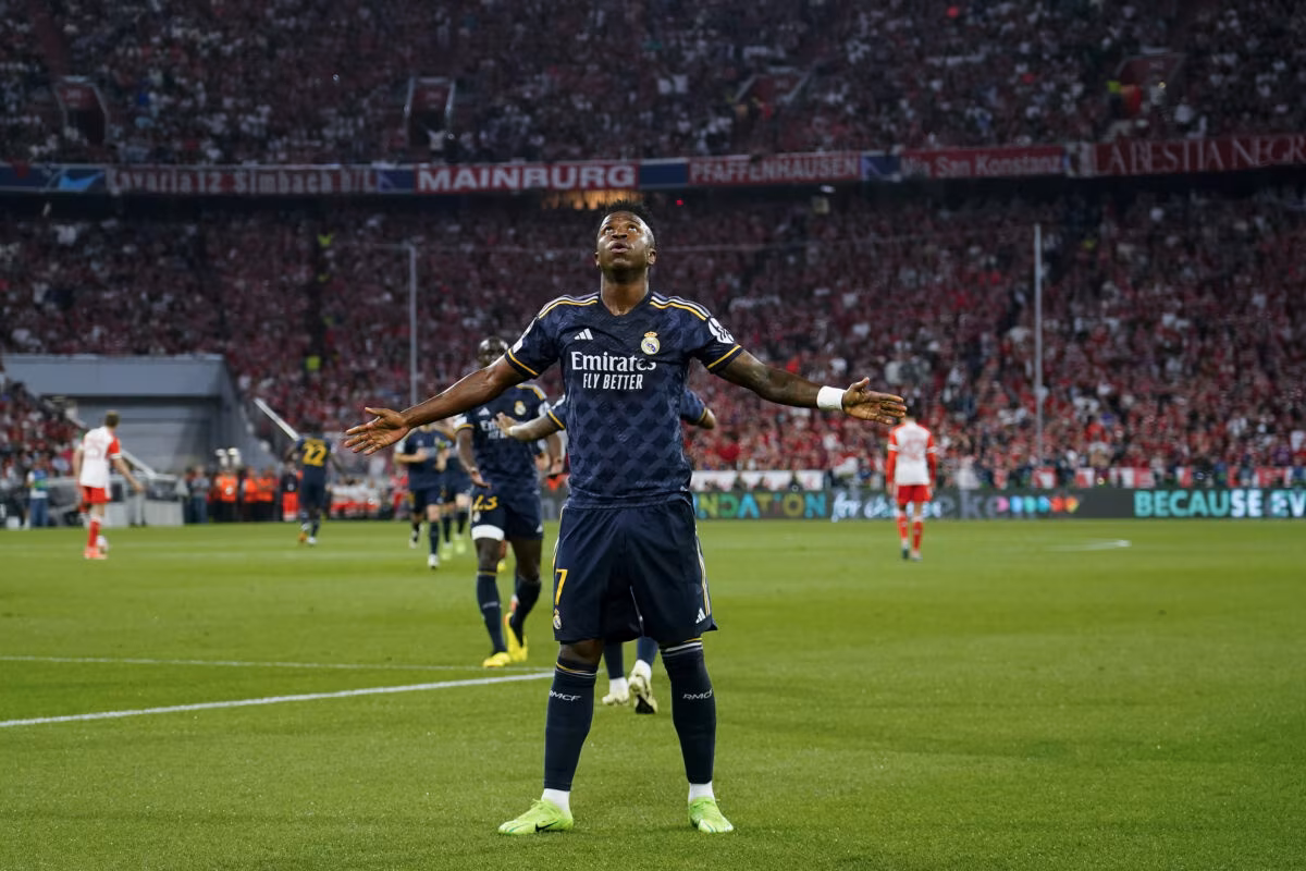 Pronostic Real Madrid &ndash; Bayern Munich : quelle cote pour un but de Vinicius ?