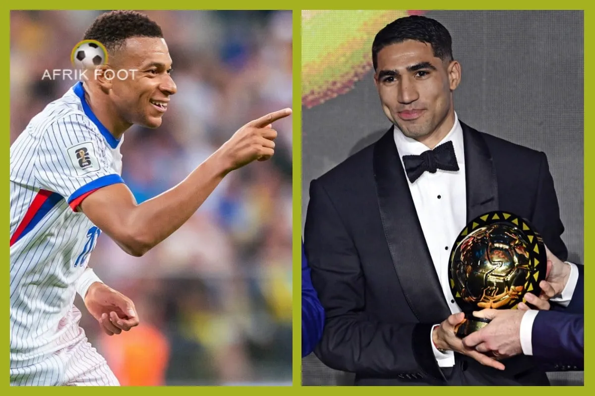 Ballon d&rsquo;Or Africain : &ldquo;roi d&rsquo;Afrique&rdquo;, le message sympa de Mbapp&eacute; pour Hakimi