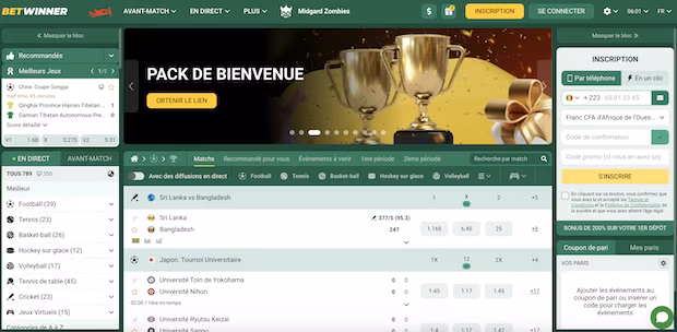 Betwinner جذاب للغاية للاعبين المصريين