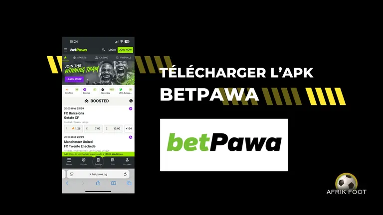 APK BetPawa : notre test de l&rsquo;app du bookmaker africain