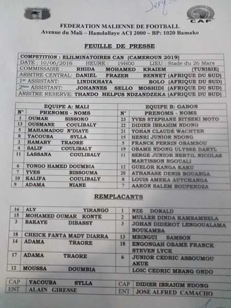 CAN 2019 : le Mali renverse le Gabon en trois minutes !