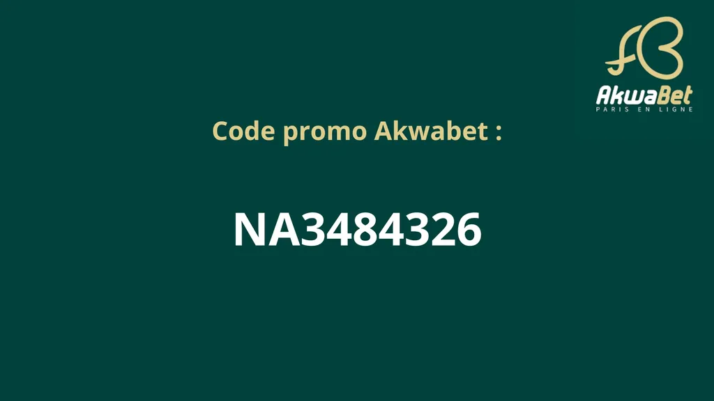Entrez le code Akwabet lors de votre inscription