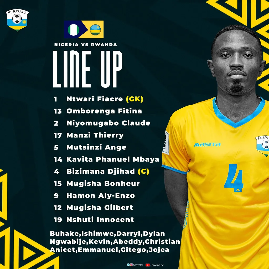 Compo Rwanda contre Nigeria