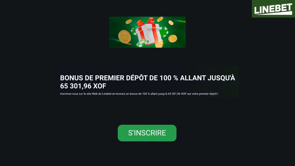 Code promo Linebet bonus sport
