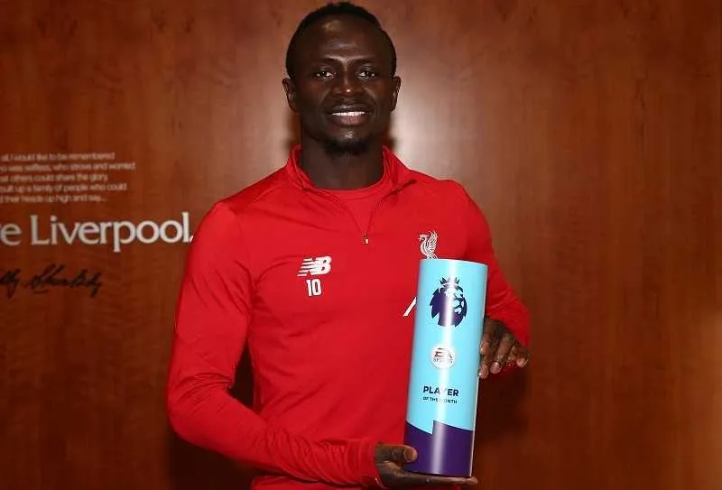 Premier League : Sadio Man&eacute; joueur du mois pour la 3e fois&nbsp;!