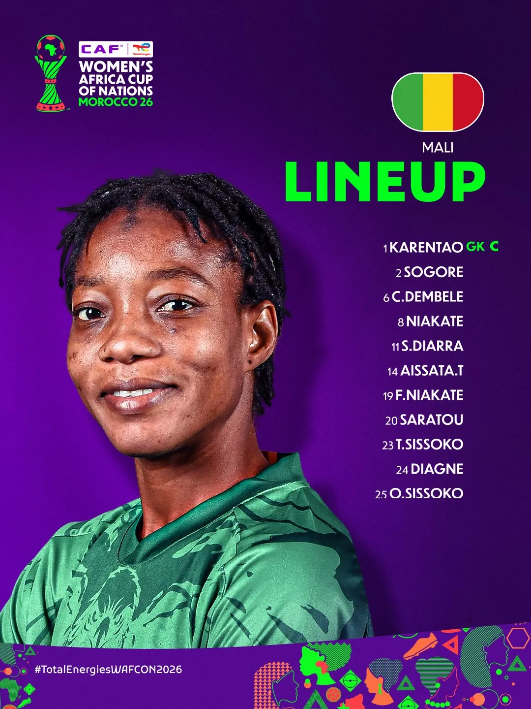 Compo Mali f&eacute;minin contre Cameroun