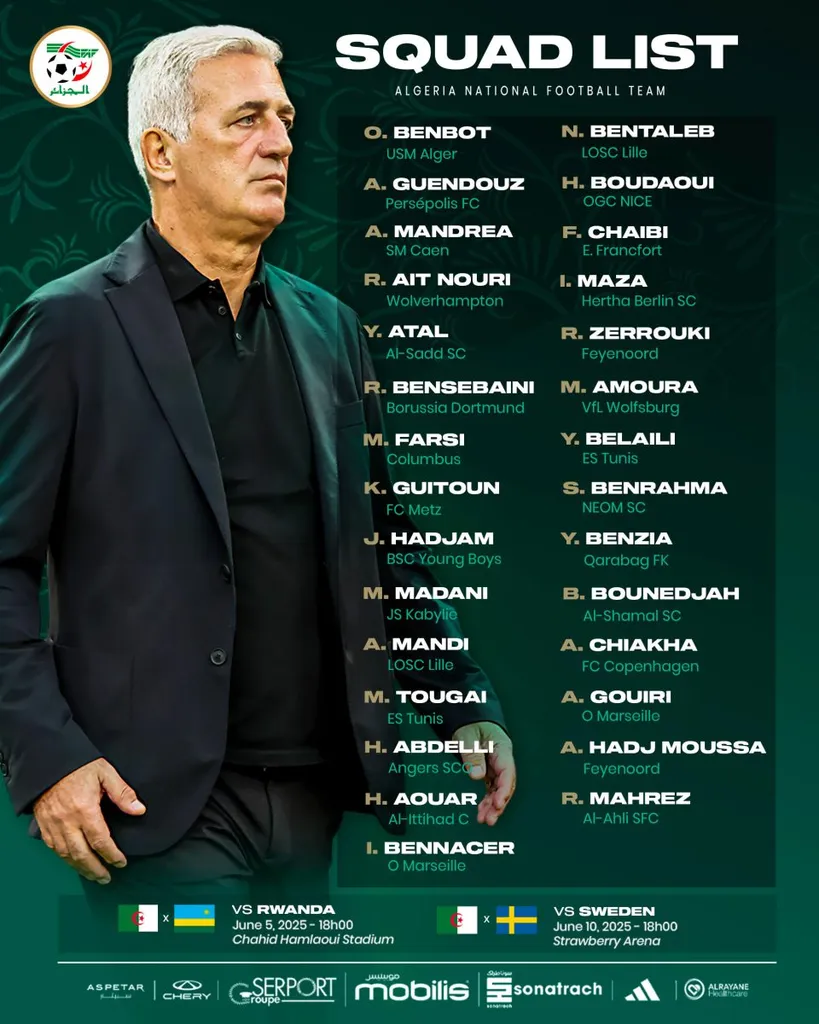 Liste Alg&eacute;rie