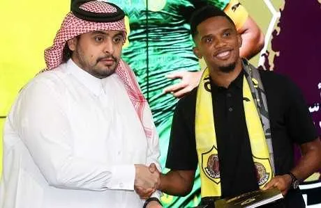 Qatar SC : d&eacute;j&agrave; capitaine, Eto&rsquo;o a eu droit &agrave; un sacr&eacute; accueil !