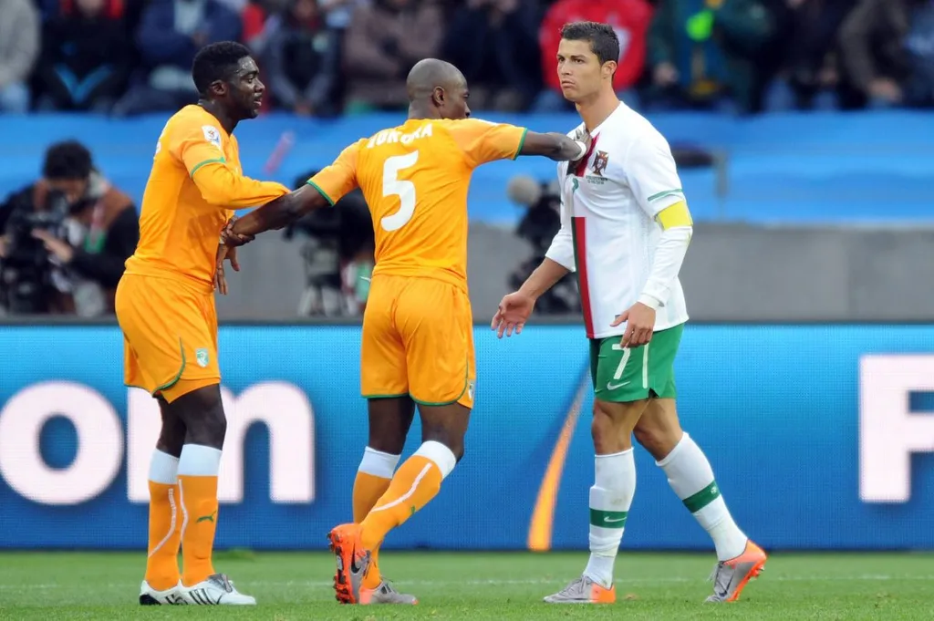 Didier Zokora, Kolo Tour&eacute;, Cristiano Ronaldo, C&ocirc;te d'Ivoire