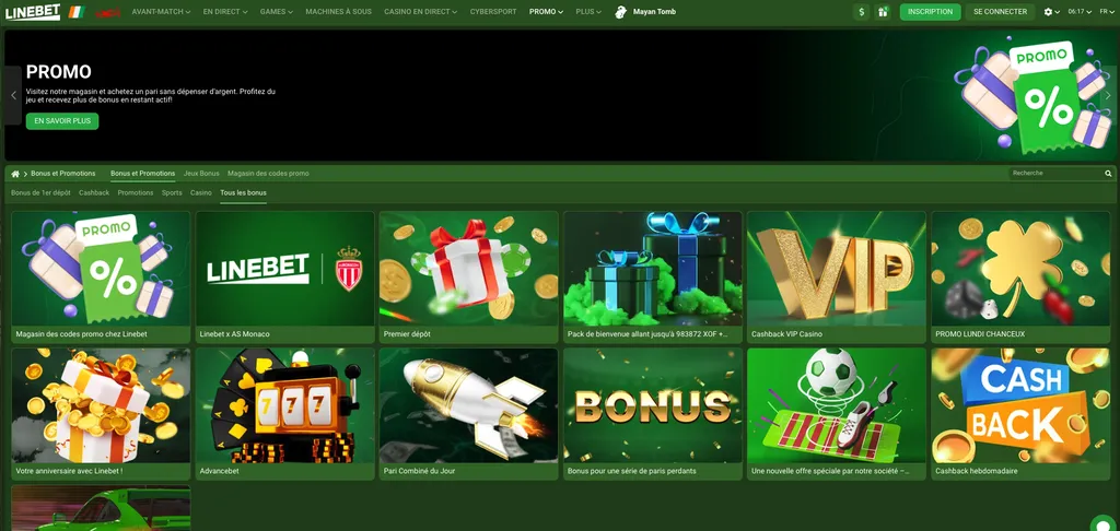 Linebet met en place de nombreuses offres pour les nouveaux inscrits