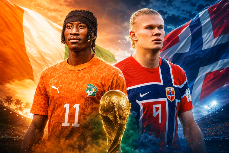 C&ocirc;te d&rsquo;Ivoire &ndash; Norv&egrave;ge en DIRECT : suivez le match de la Coupe du monde 2026