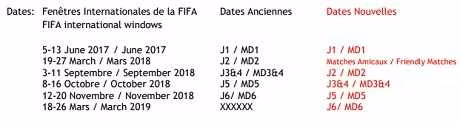 CAN 2019 : la CAF d&eacute;voile le nouveau calendrier