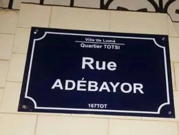 Togo&nbsp;: c&rsquo;est fait, Adebayor a sa propre rue&nbsp;!