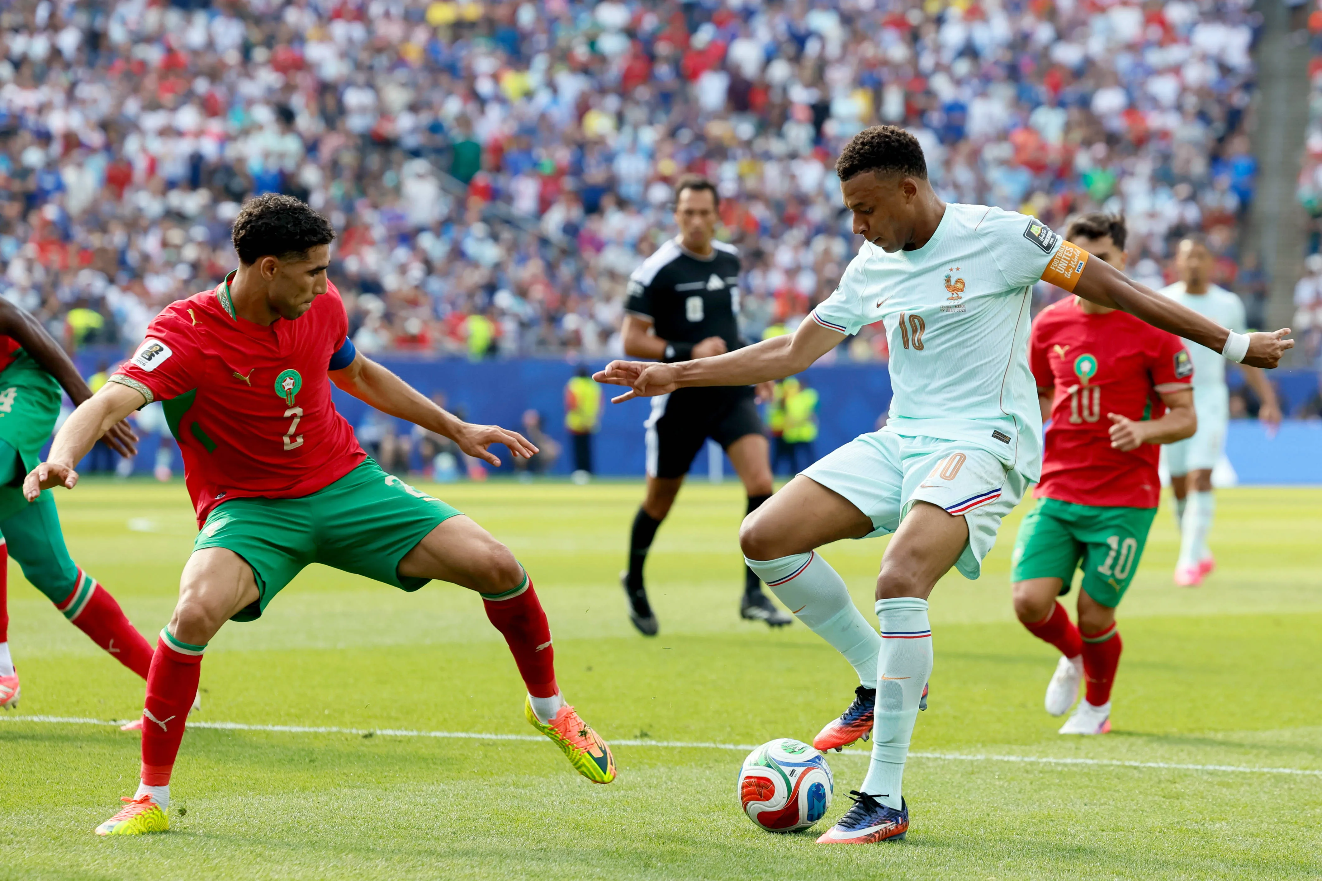 France 2-0 Maroc : malgr&eacute; Bounou, les Lions de l&rsquo;Atlas n&rsquo;ont rien pu faire face &agrave; l&rsquo;armada offensive des Bleus