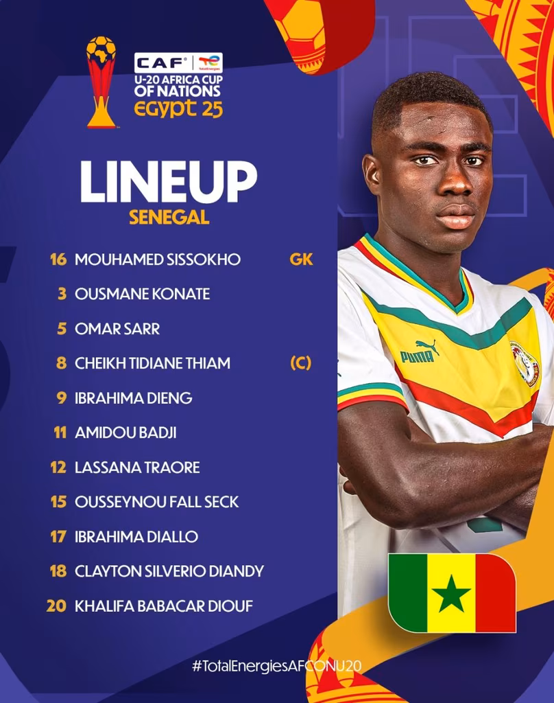 S&eacute;n&eacute;gal U20 contre RDC U20