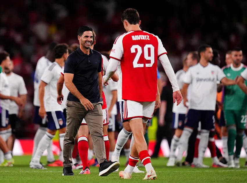 Arteta, Havertz, Arsenal