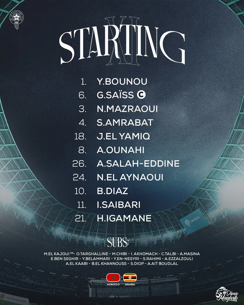 Compo Maroc ontre Ouganda