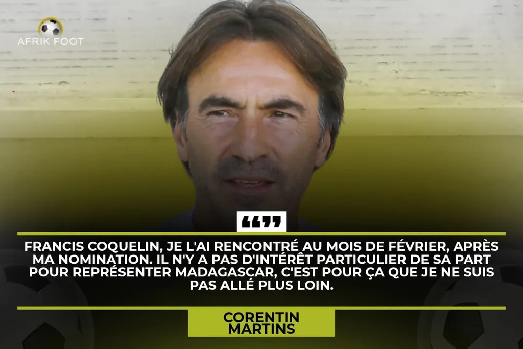 Corentin Martins, Madagascar, s&eacute;lectionneur