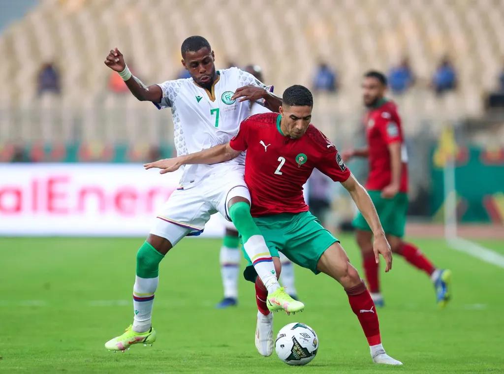 Maroc, Comores, CAN 2022, Achraf Hakimi, Faiz Selemani