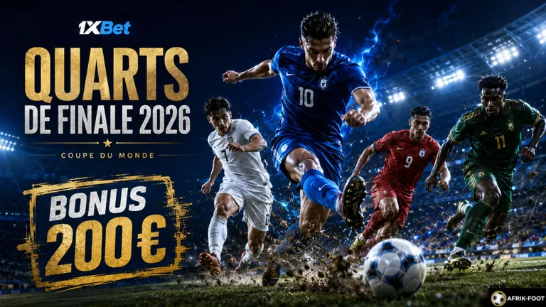 Bonus 1xbet pour parier sur les matchs de la Coupe du monde 2026 FIFA