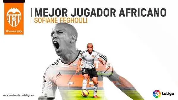 Feghouli meilleur joueur africain en Liga