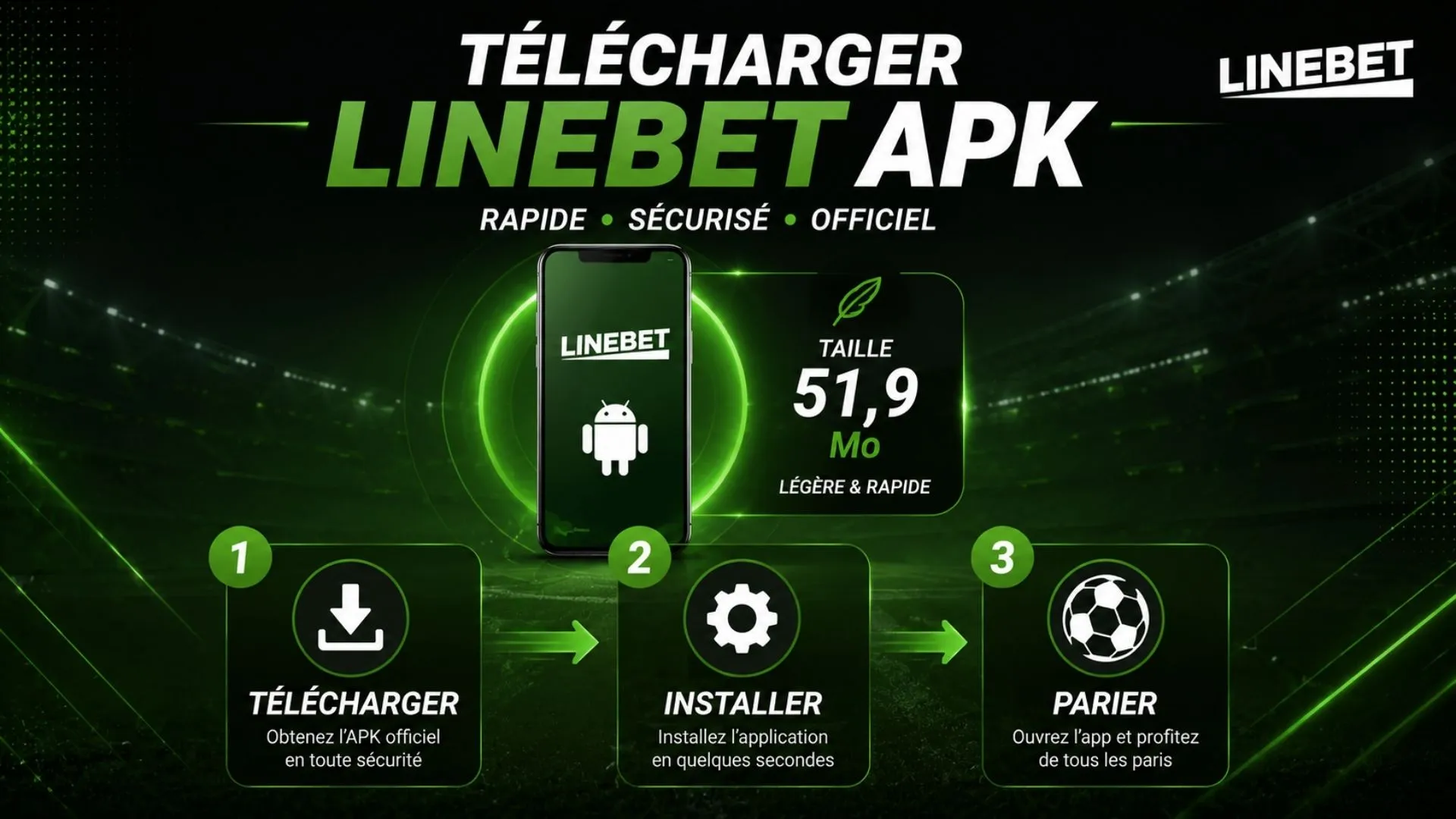 Meilleure application en Afrique : Linebet APK