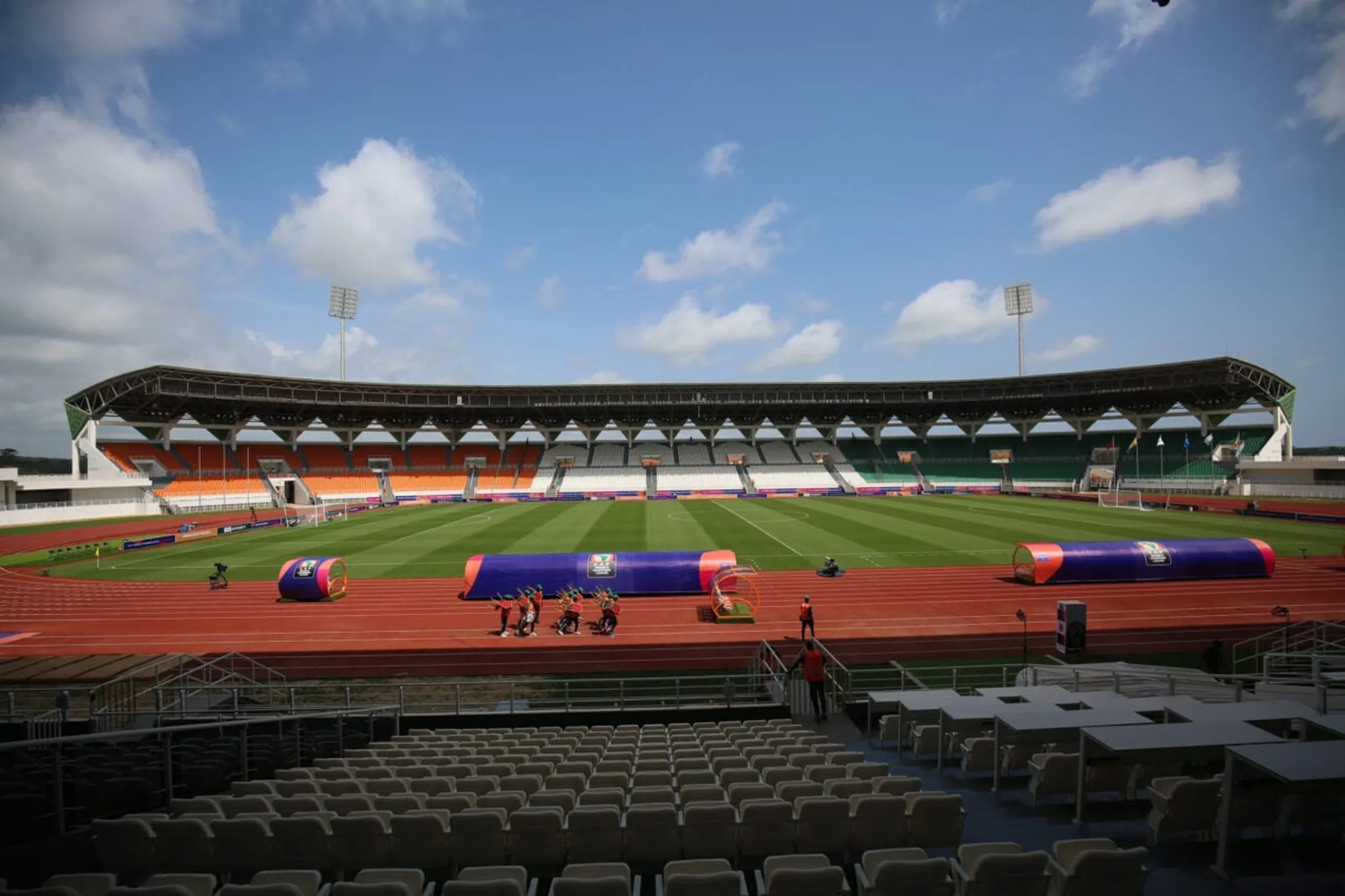CAN 2023&nbsp;: le stade Laurent Pokou de San Pedro, un cadre de r&ecirc;ve pour accueillir le Maroc et la RDC