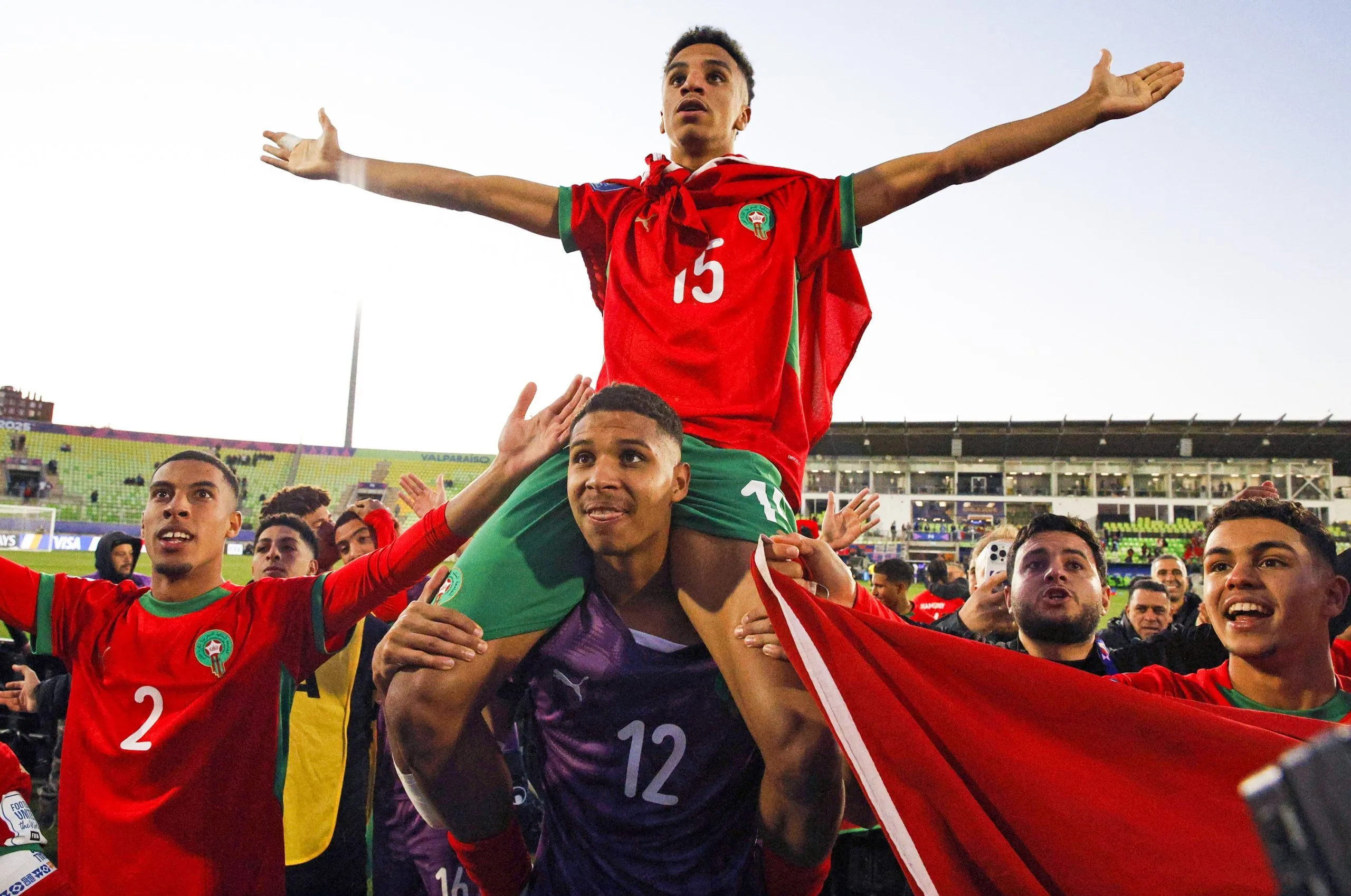 Première finale de Coupe du monde pour le Maroc, porte-étendard du football africain