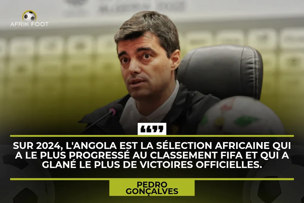Pedro Gon&ccedil;alves, s&eacute;lectionneur de l'Angola