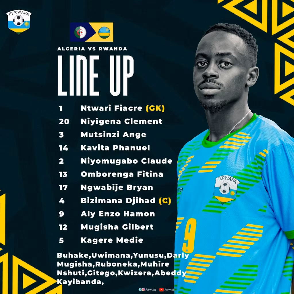 Compo Rwanda contre Alg&eacute;rie