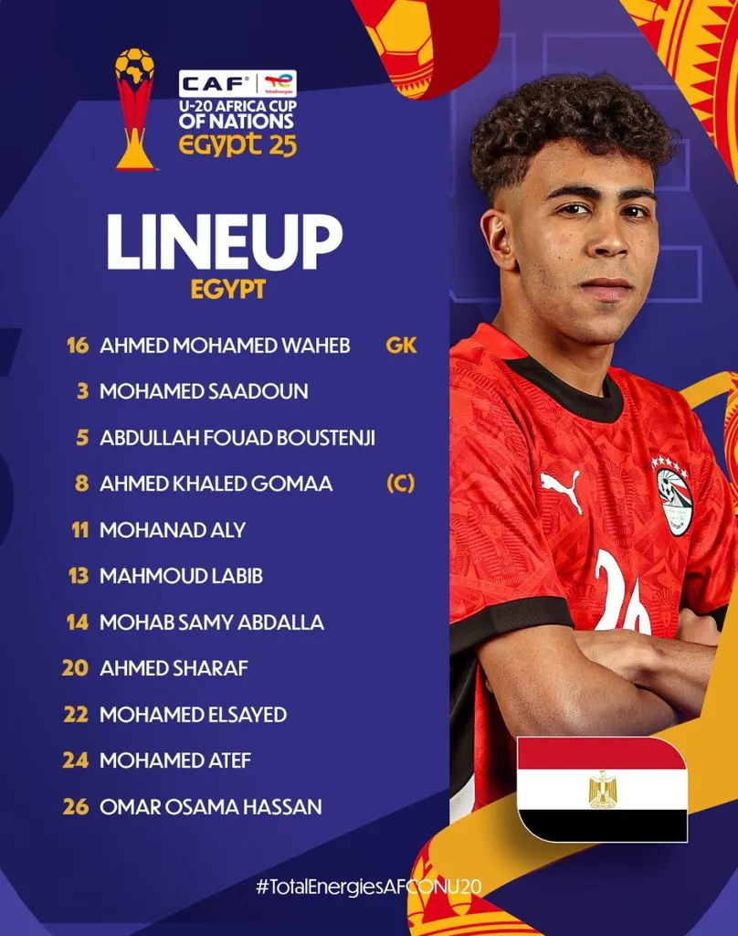 Compo Egypte U20 contre Nigeria U20