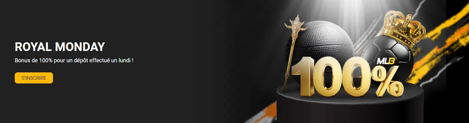 Presentation bonus Royal Monday sur Melbet