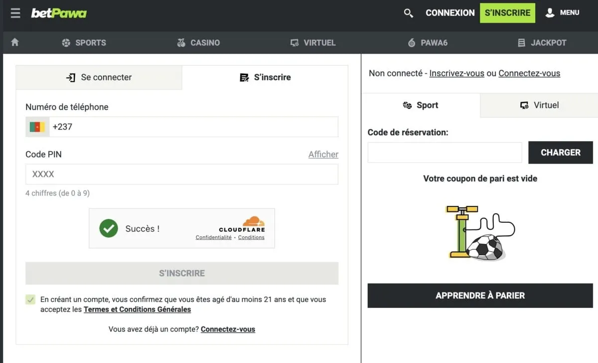 inscription-betpawa