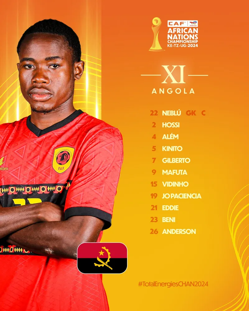 Compo Angola A&rsquo; contre Zambie A&rsquo; CHAN 2025