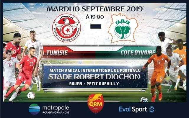 Amical&nbsp;: Tunisie-C&ocirc;te d&rsquo;Ivoire, les onze avec Aurier, Gradel et Msakni