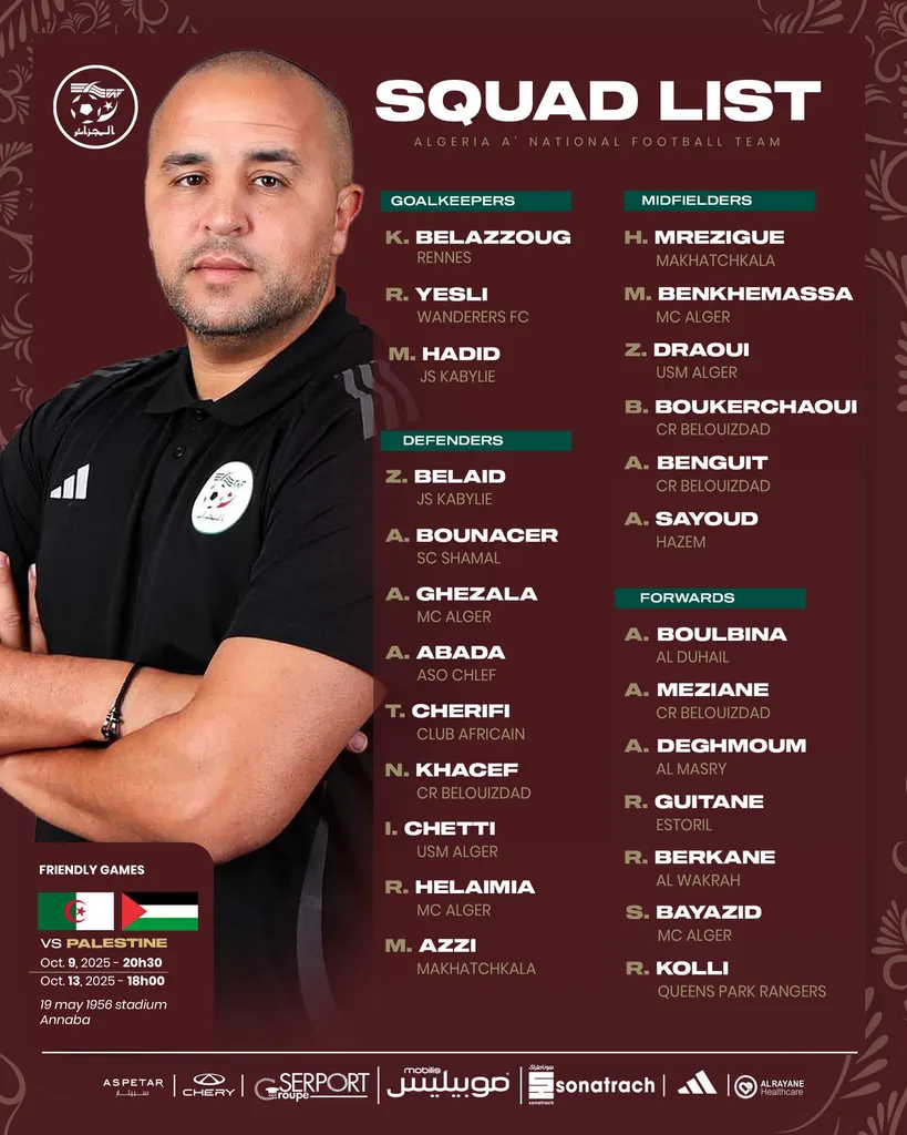 Liste Alg&eacute;rie A'