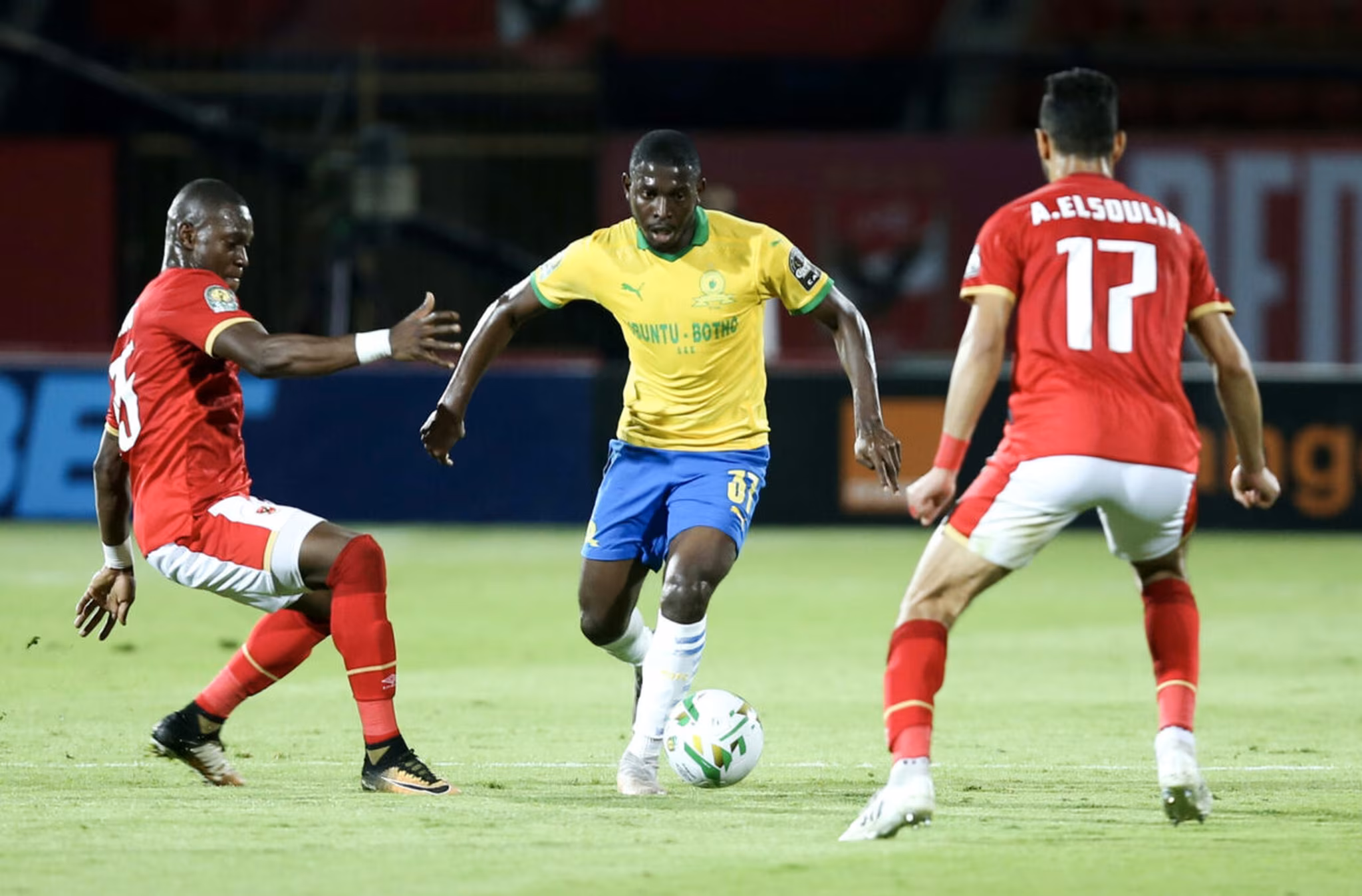 Mamelodi Sundowns, Al Ahly,Aubrey Modiba, Akram Tawfik
