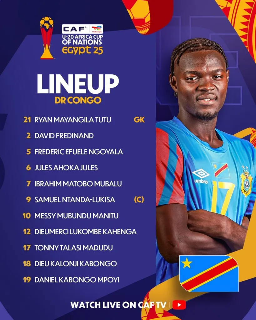 Compo RDC U20 contre Ghana U20