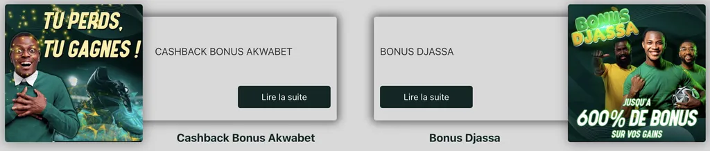 Profitez des bonus Akwabet sur l'application mobile