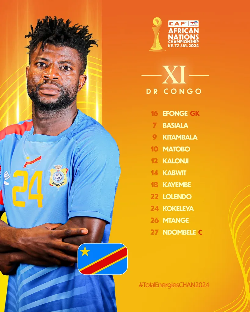 Compo RDC A&rsquo; contre Zambie A&rsquo; CHAN 2025