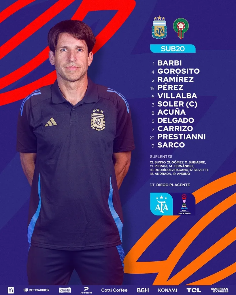 Compo Argentine contre Maroc
