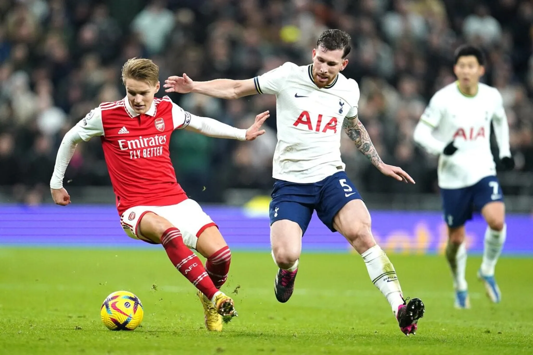 Arsenal, Tottenham, Martin Odegaard, Pierre-Emile Hojbjerg