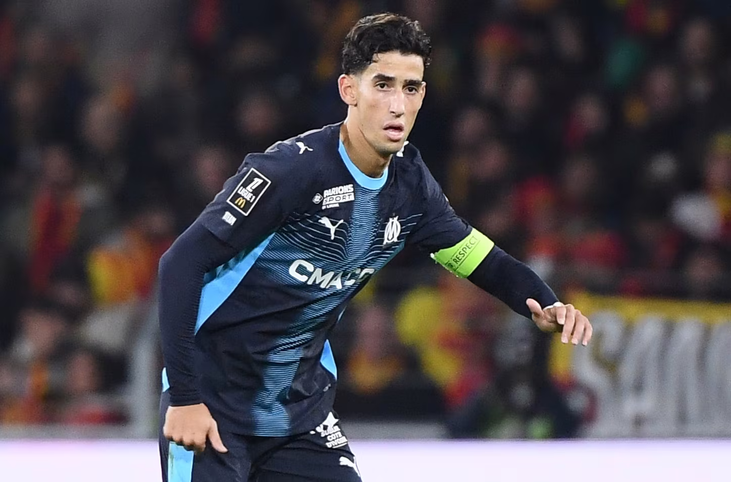 &ldquo;Je m&rsquo;en fous&rdquo;&hellip; D&eacute;j&agrave; capitaine de l&rsquo;OM, Nayef Aguerd amer apr&egrave;s sa premi&egrave;re