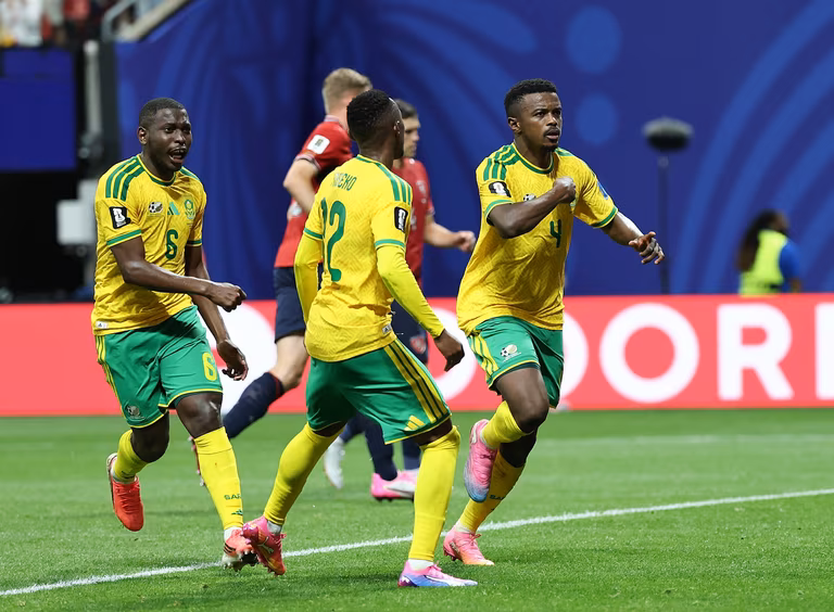 R&eacute;publique tch&egrave;que 1-1 Afrique du Sud : le penalty de Mokoena relance les Bafana Bafana dans la course &agrave; la qualification (Mondial 2026)